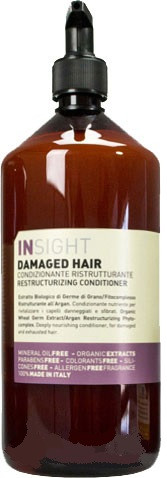 Кондиціонер для відновлення пошкодженого волосся Insight 900 мл, фото 1