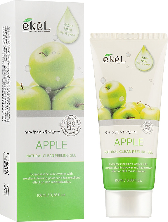 Пілінг-гель для обличчя "Яблуко" Ekel Apple Natural Clean Peeling Gel 180 мл