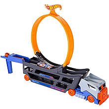 Вантажівка Автовоз із петлею Хот Вілс Hot Wheels Stunt Go Track GCK38