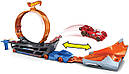 Вантажівка Автовоз із петлею Хот Вілс Hot Wheels Stunt Go Track GCK38, фото 4