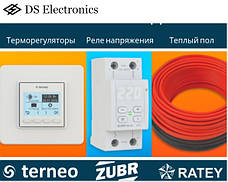 DS Electronics виробник брендів terneo, ZUBR, RATEY