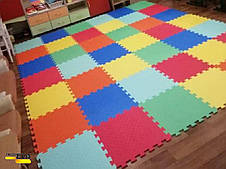 Дитяча м'яка підлога-пазл 480*480*10мм, фото 3