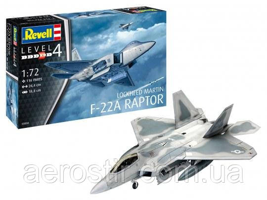 F-22A Raptor 1/72 Revell 03858, фото 1