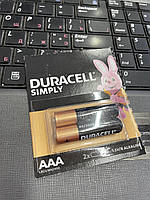 Щелочные батарейки Duracell AAА (LR03) MN2400 2 шт