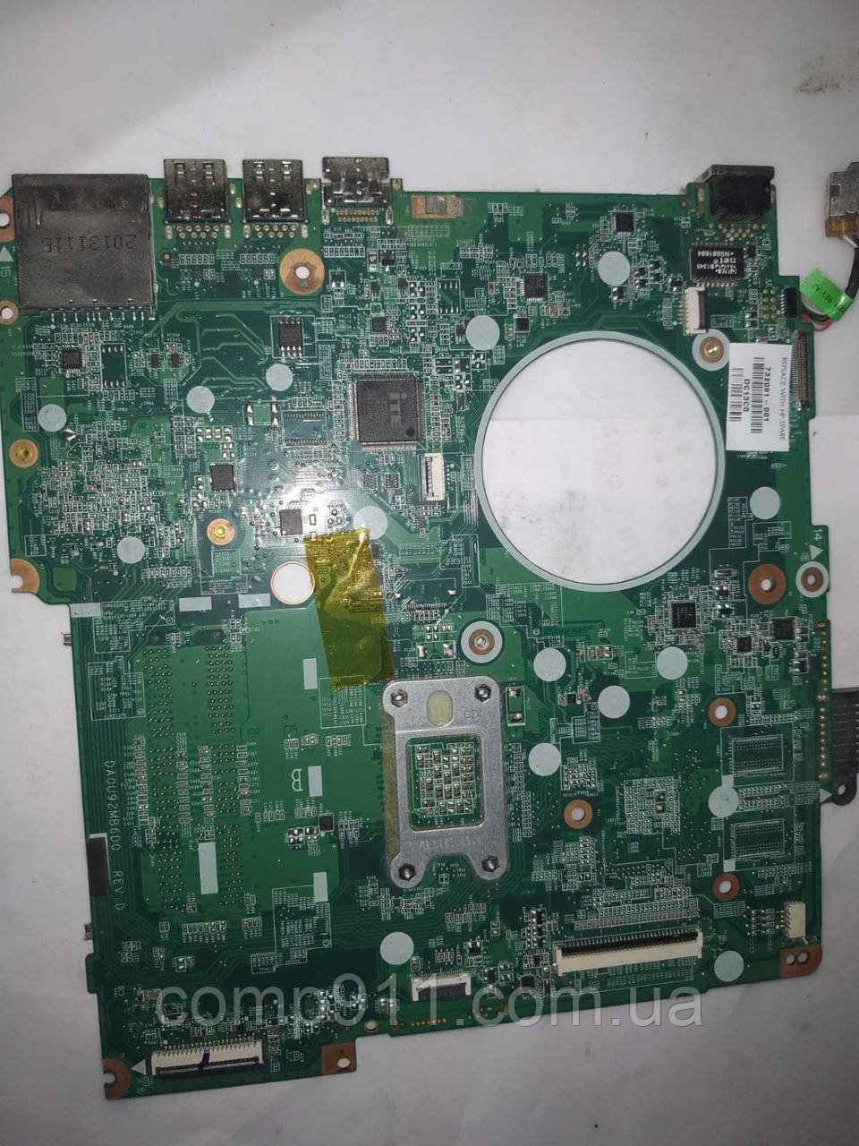 Материнська плата HP Pavilion 15-n DA0U92MB6D0 REV:D (A10-5745M, UMA,