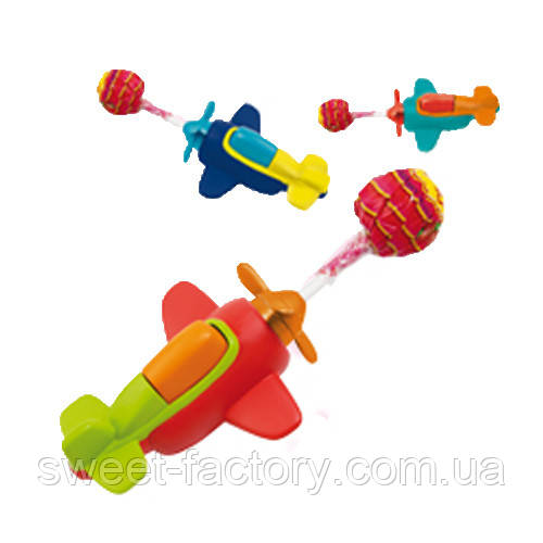 Іграшка літак Chupa Chups Crazy Plane 12 g, фото 1