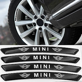 Наклейки на диски (на колеса) MINI (Міні) Чорні
