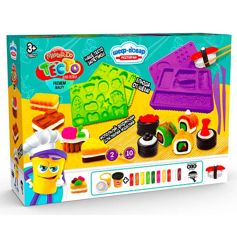Маса для ліплення DankoToys MasterDo Шеф-кухар, Ресторан TMD-17-01, фото 1