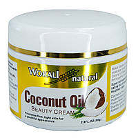 Крем для лица Wokali Natural Coconut Oil Beauty Cream на основе кокосового масла WKL528 80 г