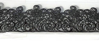 Цукрове прикраса для торта "чорне Мереживо" 2