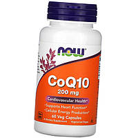 Коэнзим Q-10 NOW CoQ10 200 мг 60 капс