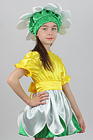 Детский маскарадный костюм на праздник Ромашка (девочка)