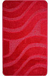 Червоний набір килимків Туреччина 3Д однотонний у ванну кімнату та туалет, фото 7