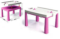 Стол детский + комплект для игры розовый 04580/3 DOLONI