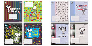 Зошит 12 арк. SN, 4 кл гібр лак + 4 лін софт-тач, набір