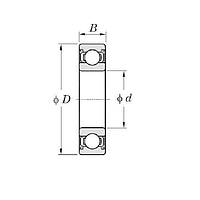 Подшипник 80018 (608 ZZ) CT