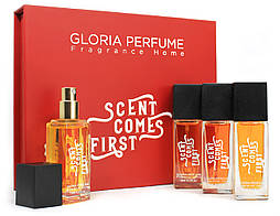 Набір жіночих міні-парфумів Gloria Perfume SCENT COMES FIRST 4*15 ML (217-220-225-227)