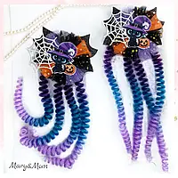 Бантики на гумці. Бантики зі спіральками