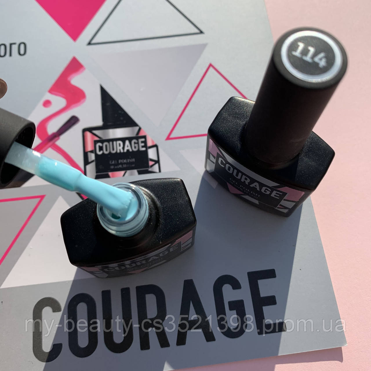 Гель-лак для нігтів Courage Prof 10 мл №114