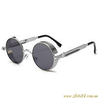 Сонцезахисні окуляри в стилі Стимпанк круглі ретро окуляри Вікторіанської Епохи