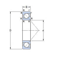 Подшипник 7218 BECBM SKF