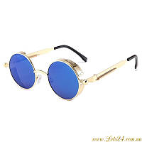Солнцезащитные очки в стиле Стимпанк круглые ретро очки Викторианской Эпохи
