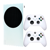 Набор Консоль Microsoft Xbox Series S 512GB White + Геймпад Беспроводной Microsoft Xbox Series Robot White