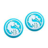 Накладки на Стики RMC Mortal Kombat PS 5 4 3 2 1 Xbox Series One 360 Light Blue 2шт