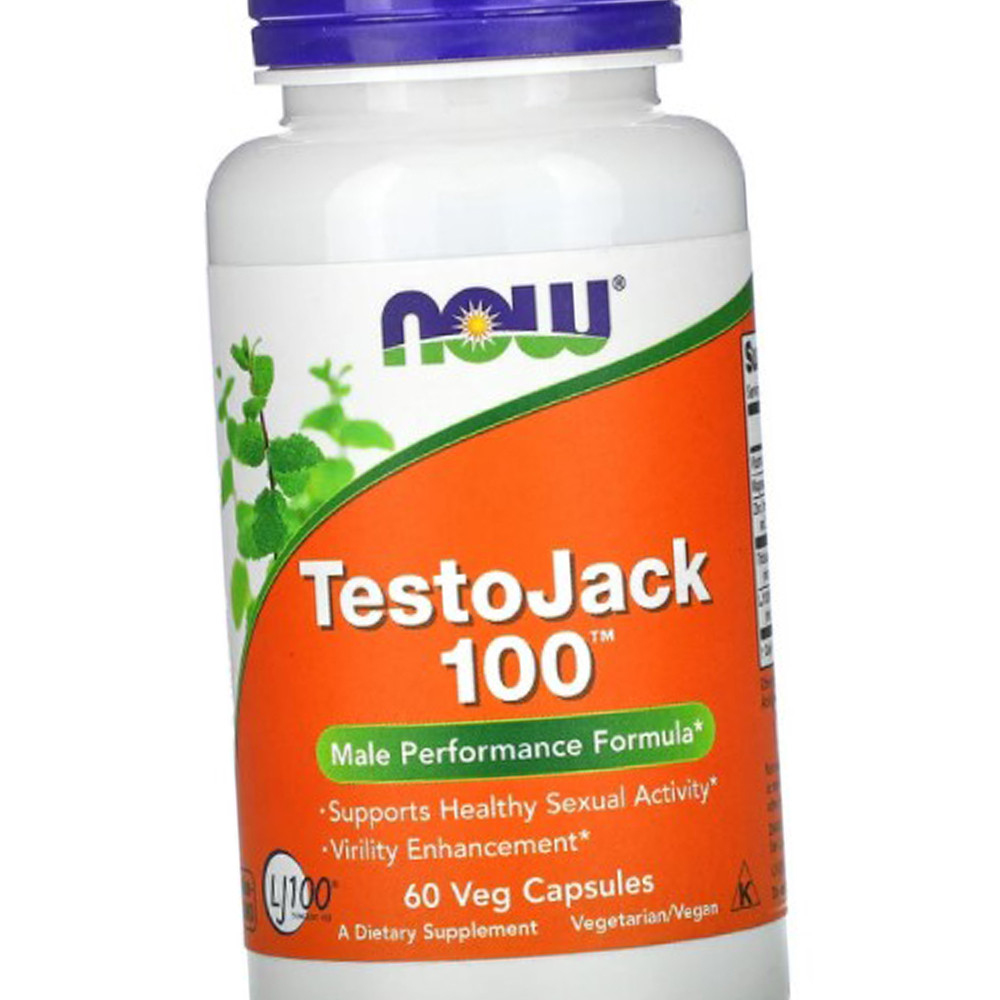 Бустер тестостерону NOW Testo Jack 100 60 капс