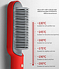 Фен-щітка для волосся Hair Straightener 909B, червона, фото 2