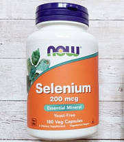 Селен NOW Selenium 200 mcg 180 капс, фото 6