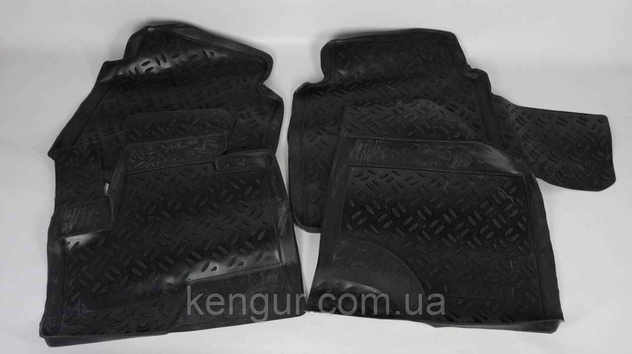 Килимки автомобільні (чорні, компл.: 5шт, Lavita) Hyundai Santa Fe 2006-...