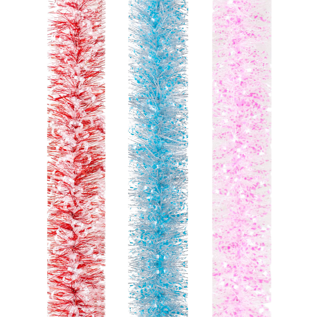 Мішура 50 Вейві засніжена матова 2м Novogod`ko (980363), фото 1