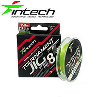 Шнур плетений Intech Tournament Jig Style PE X8 Fluo Green 150м салатовий 2.5, 16, 35.2