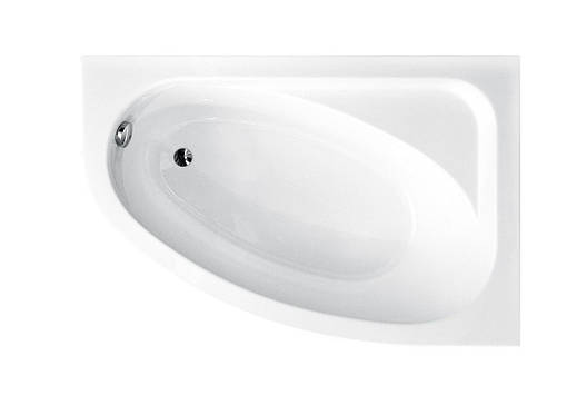Ванна акрилова Besco CORNEA150х100 права асиметрична (без панелі, ніжок, ручок), фото 1