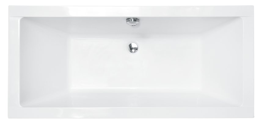Ванна акрилова Besco QUADRO 175 х 80 прямокутна (без панелі, ручок, ніжок)