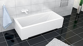 Ванна акрилова Besco MODERN 140 х 70 прямокутна (без панелі, ніжок, сифона), фото 4
