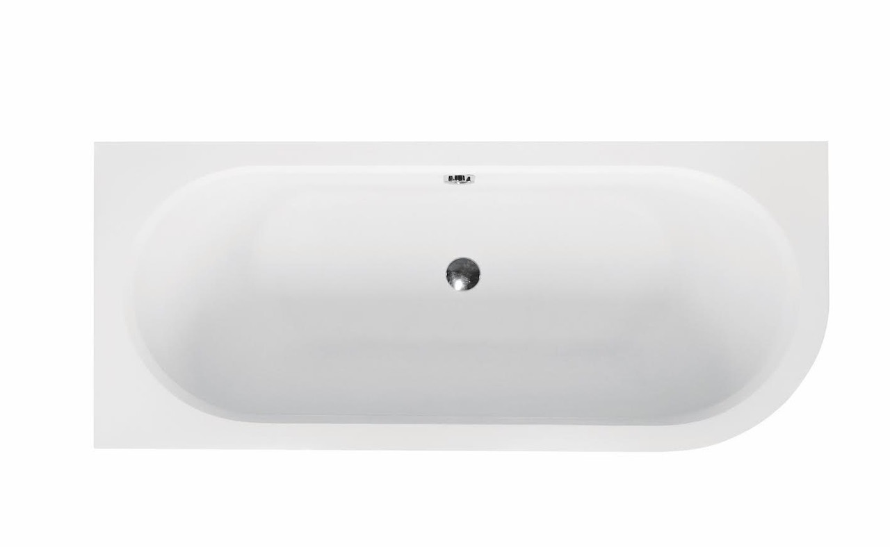 Ванна акрилова Besco Avita 180х80 ліва асиметрична (без панелі, ніжок, сифона)