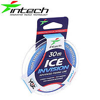 Леска зимняя Intech Invision Ice Line 30м прозрачная 0.30, 7.22