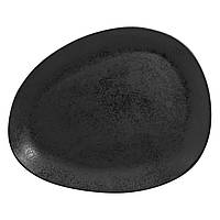 Тарілка мілка 27x21,5 см SUGGESTIONS Shaped чорна
