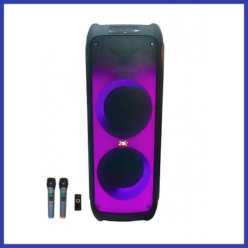 Музыкальная система колонка радио с караоке и микрофоном ZXX-5510 120Вт ...