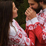 Чоловічий в'язаний різдвяний светр Джемпер "Зірки", фото 8