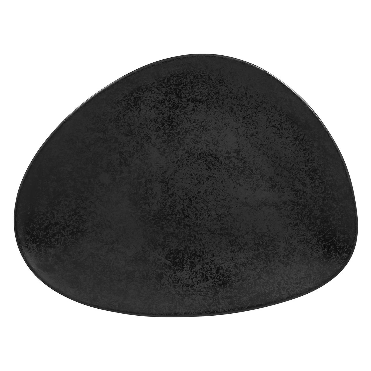 Тарілка мілка 33x25 см SUGGESTIONS Shaped чорна, фото 1