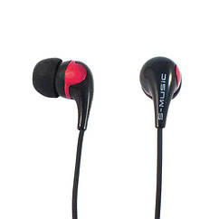 Вакуумні навушники S-Music Generation CX-200 Black-Red