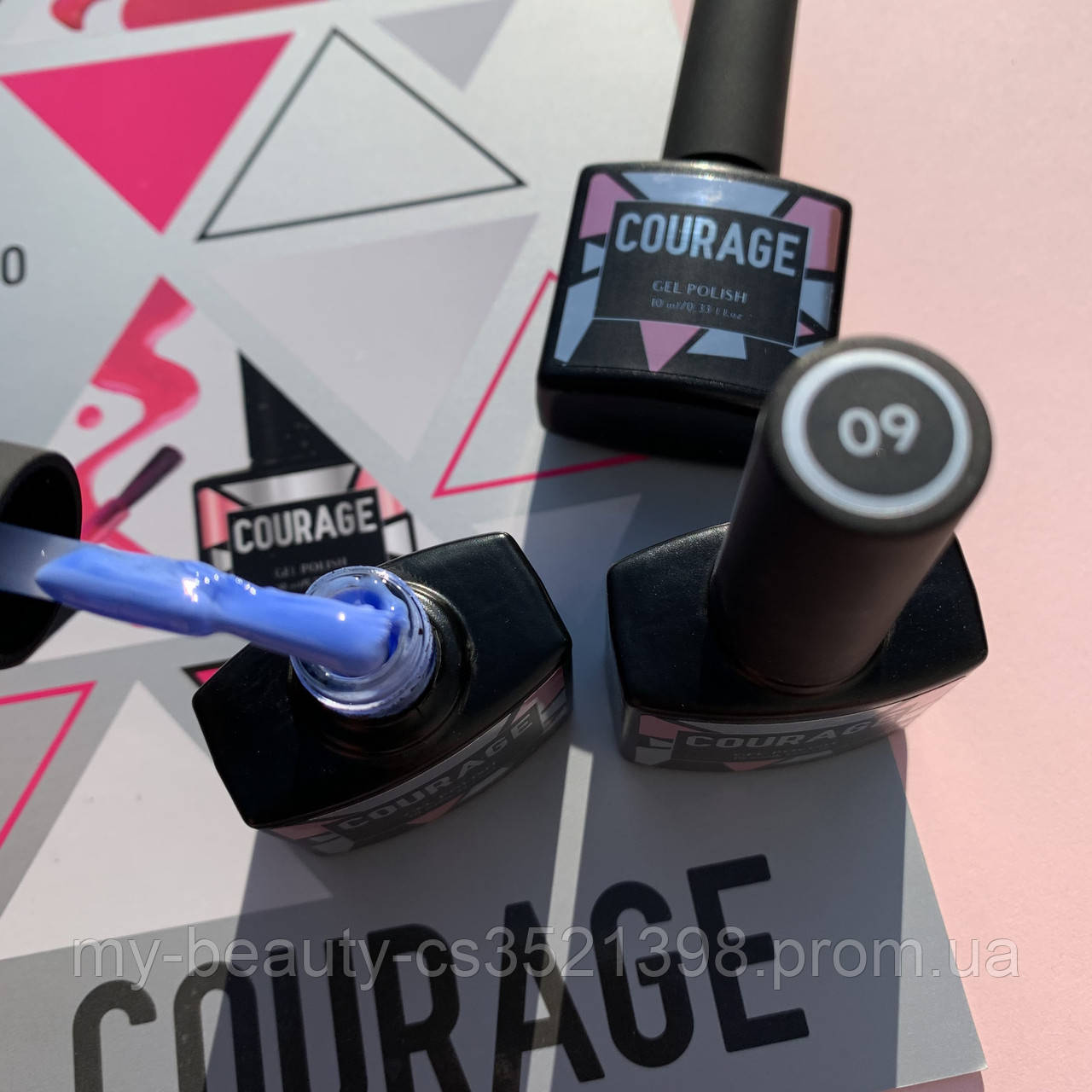 Гель-лак для нігтів Courage Prof 10 мл №009