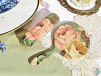 Антикварные предметы обихода - зеркало для туалетного столика и щетка для одежды