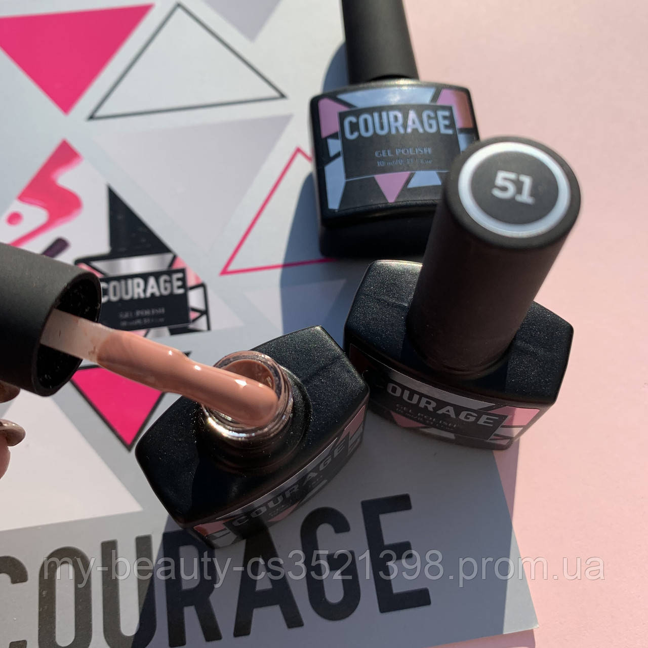 Гель-лак для нігтів Courage Prof 10 мл №051