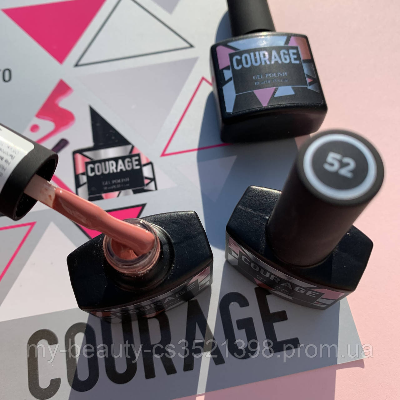 Гель-лак для нігтів Courage Prof 10 мл №052