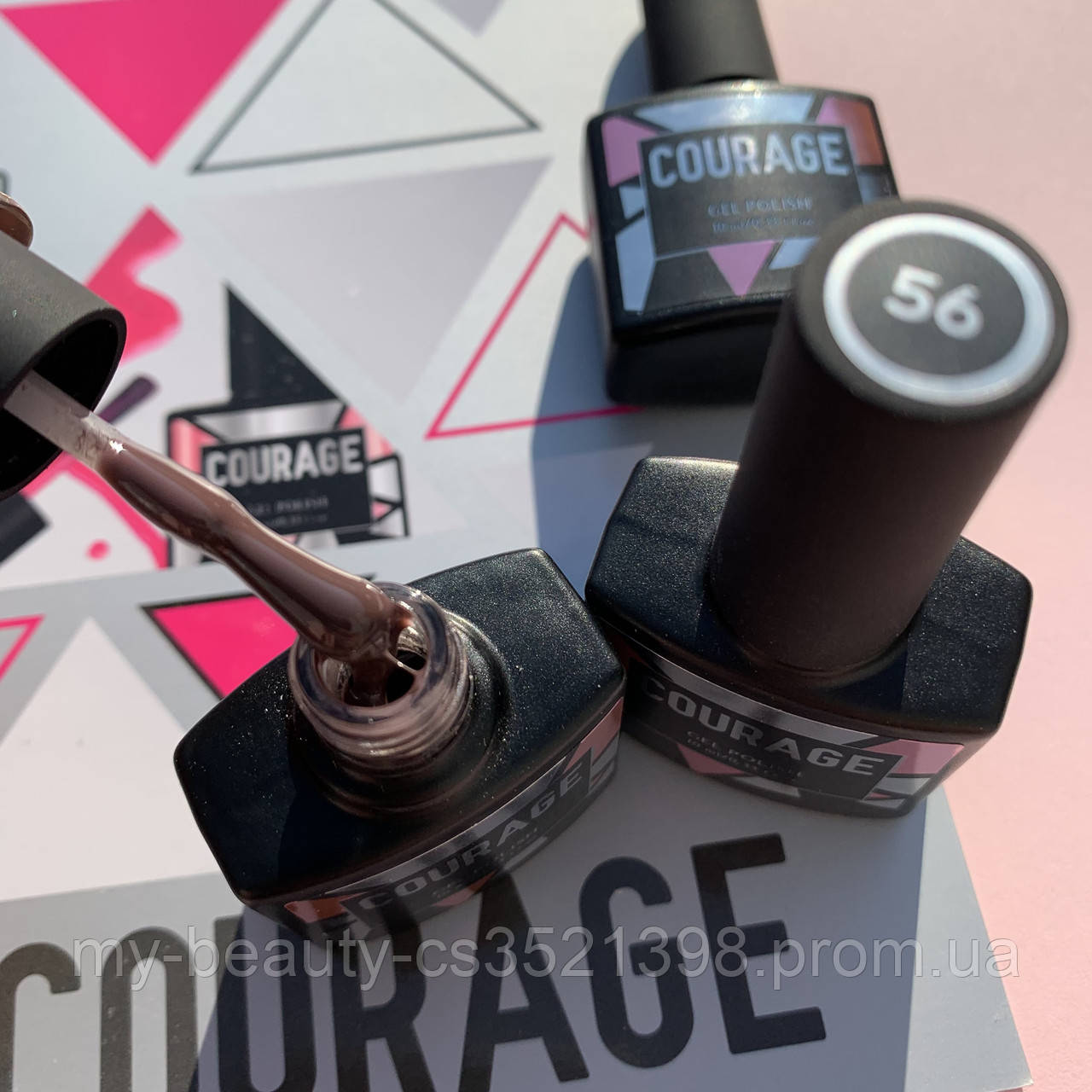 Гель-лак для нігтів Courage Prof 10 мл №056