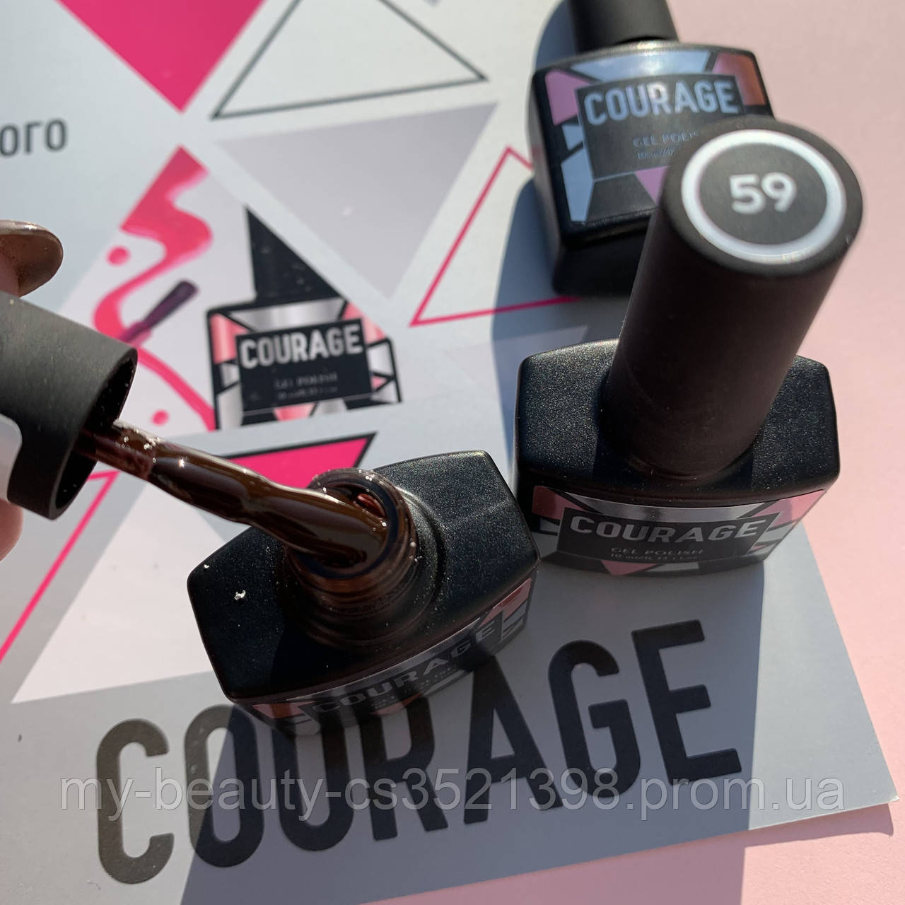 Гель-лак для нігтів Courage Prof 10 мл №059